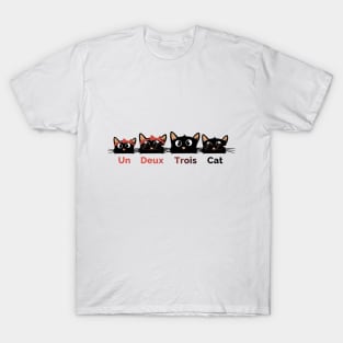 Un Deux Trois Cat T-Shirt